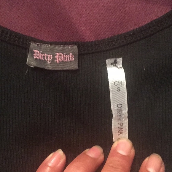 Dirty pink women’s sequined multi color tank top - Picture 4 of 5